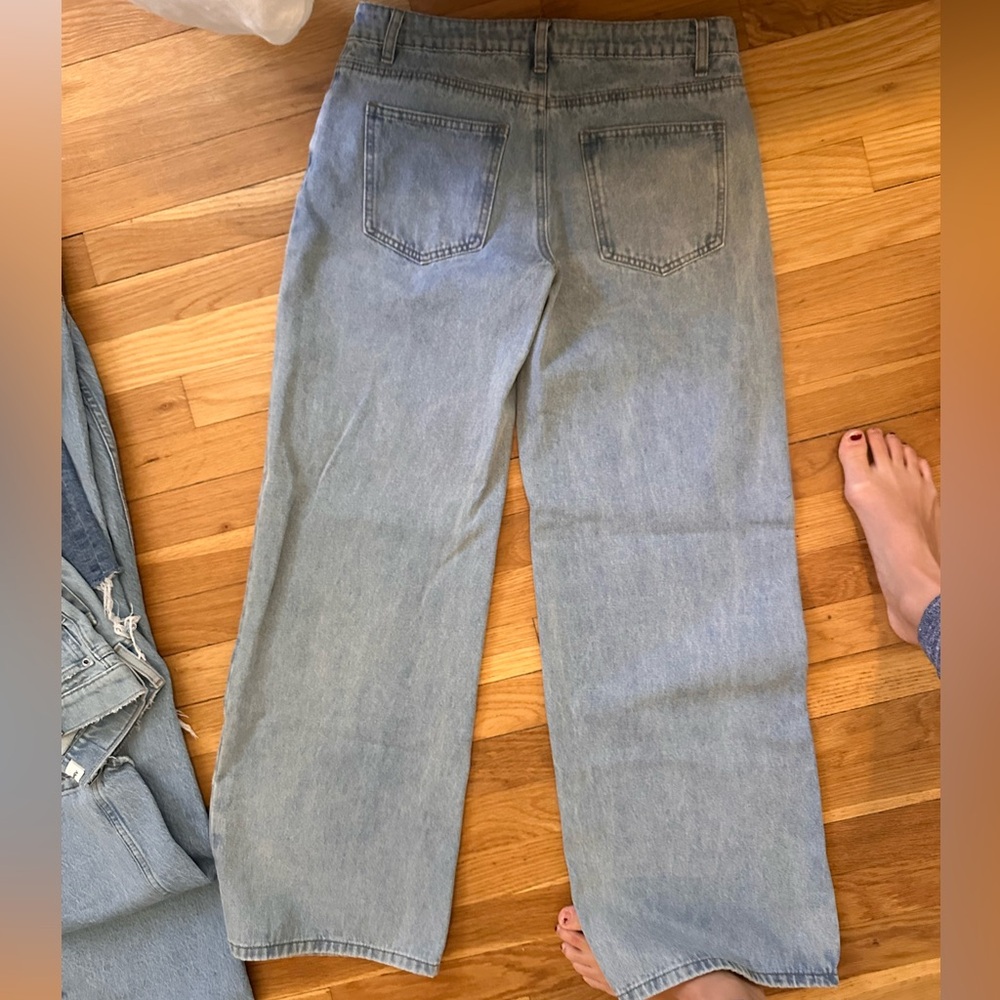 Edikted Raelynn Low Rise Wide Leg Jean size Small - Picture 4 of 4